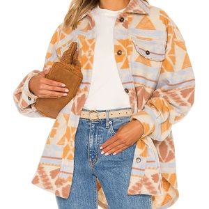 Free people Jacquard Ruby Jacket